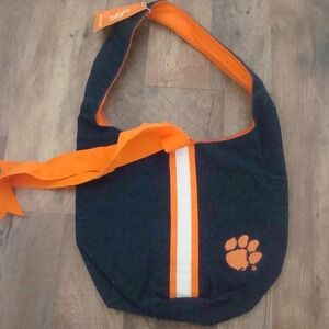 CLEMson TIGERS 10X13 BAG PURSE VINTAGE NEW TAILGATE HANDBAG TOTE